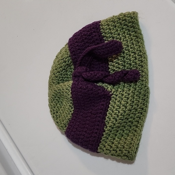 Teenage Mutant Ninja Turtles Donatello crochet beanie hat - Picture 2 of 2